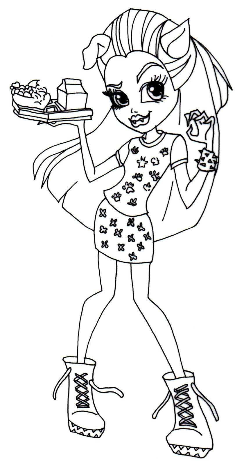 Free Printable Monster High Coloring Pages
 Free Printable Monster High Coloring Pages June 2014