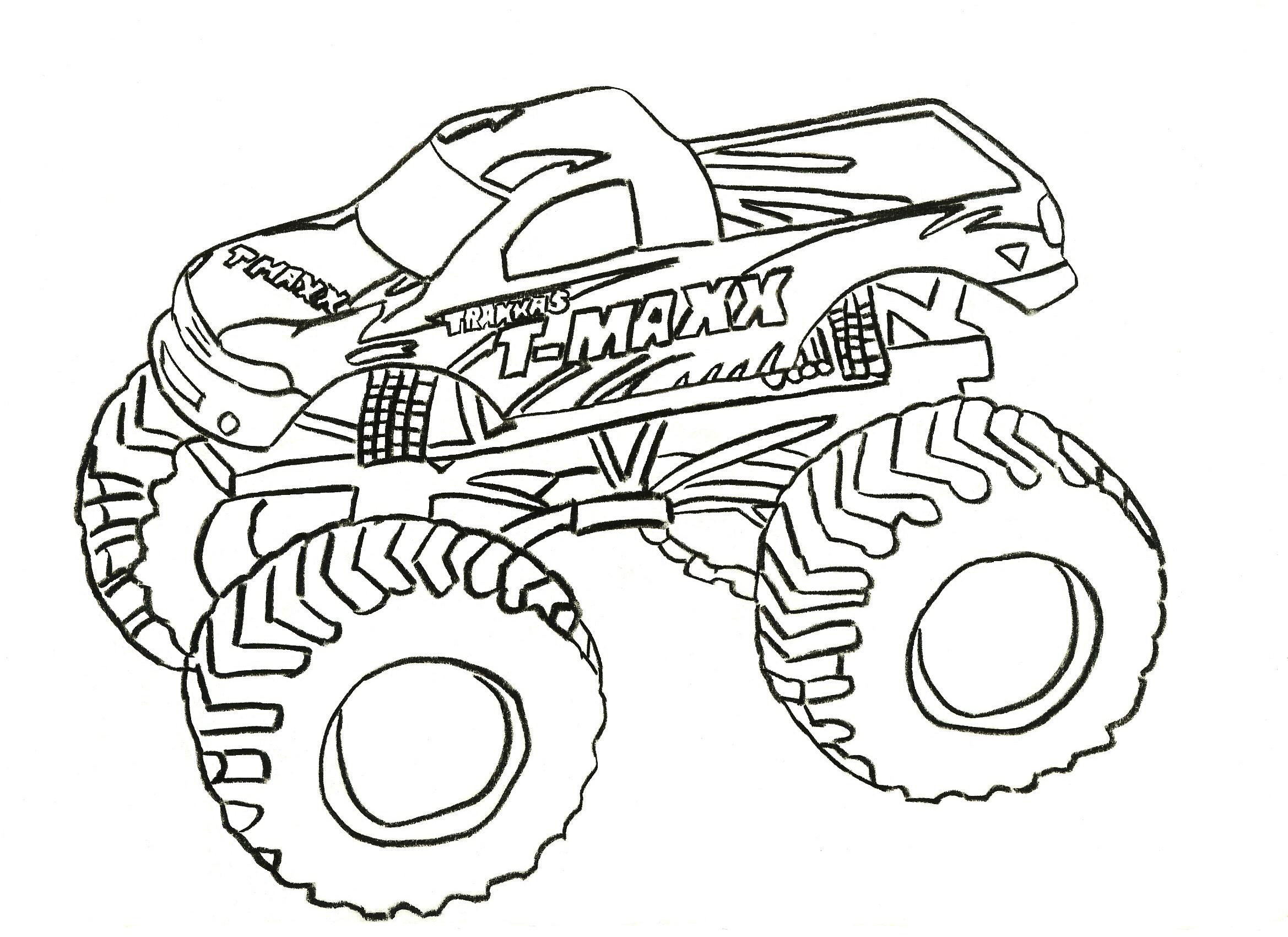Free Printable Monster Truck Coloring Pages
 Free Printable Monster Truck Coloring Pages For Kids