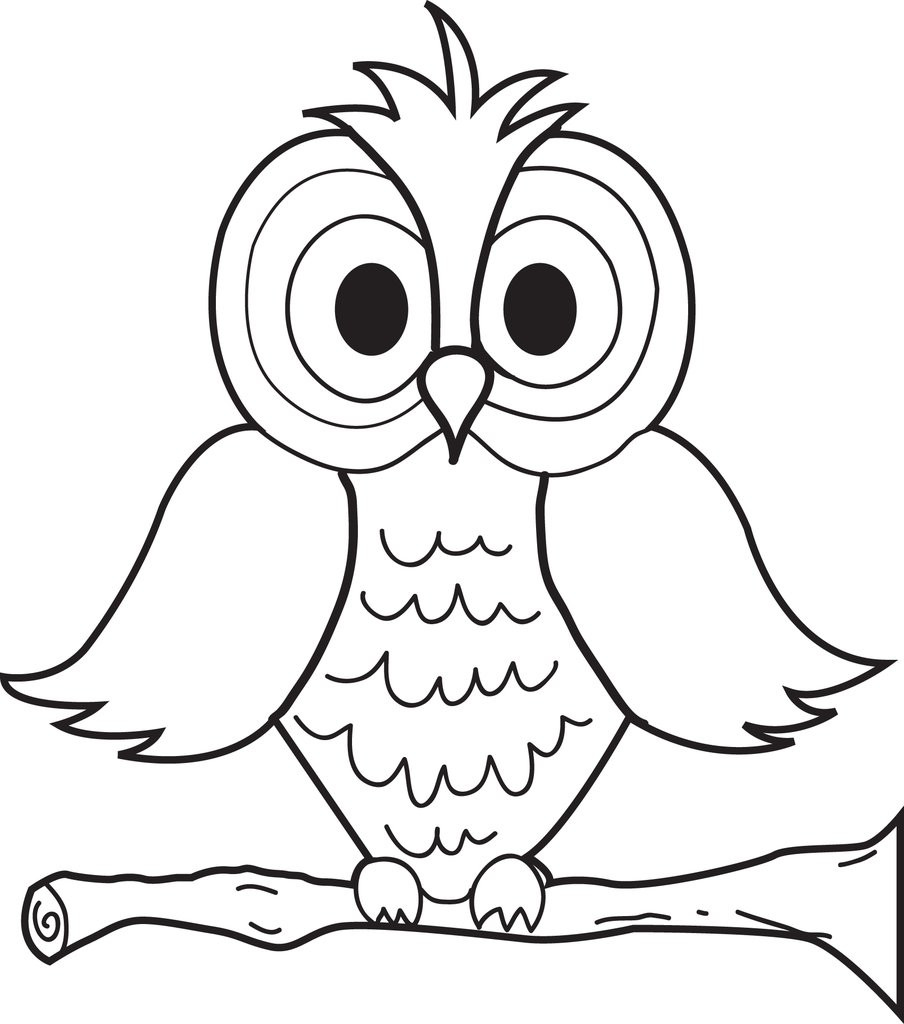 Free Printable Owl Coloring Pages
 FREE Printable Cartoon Owl Coloring Page for Kids – SupplyMe