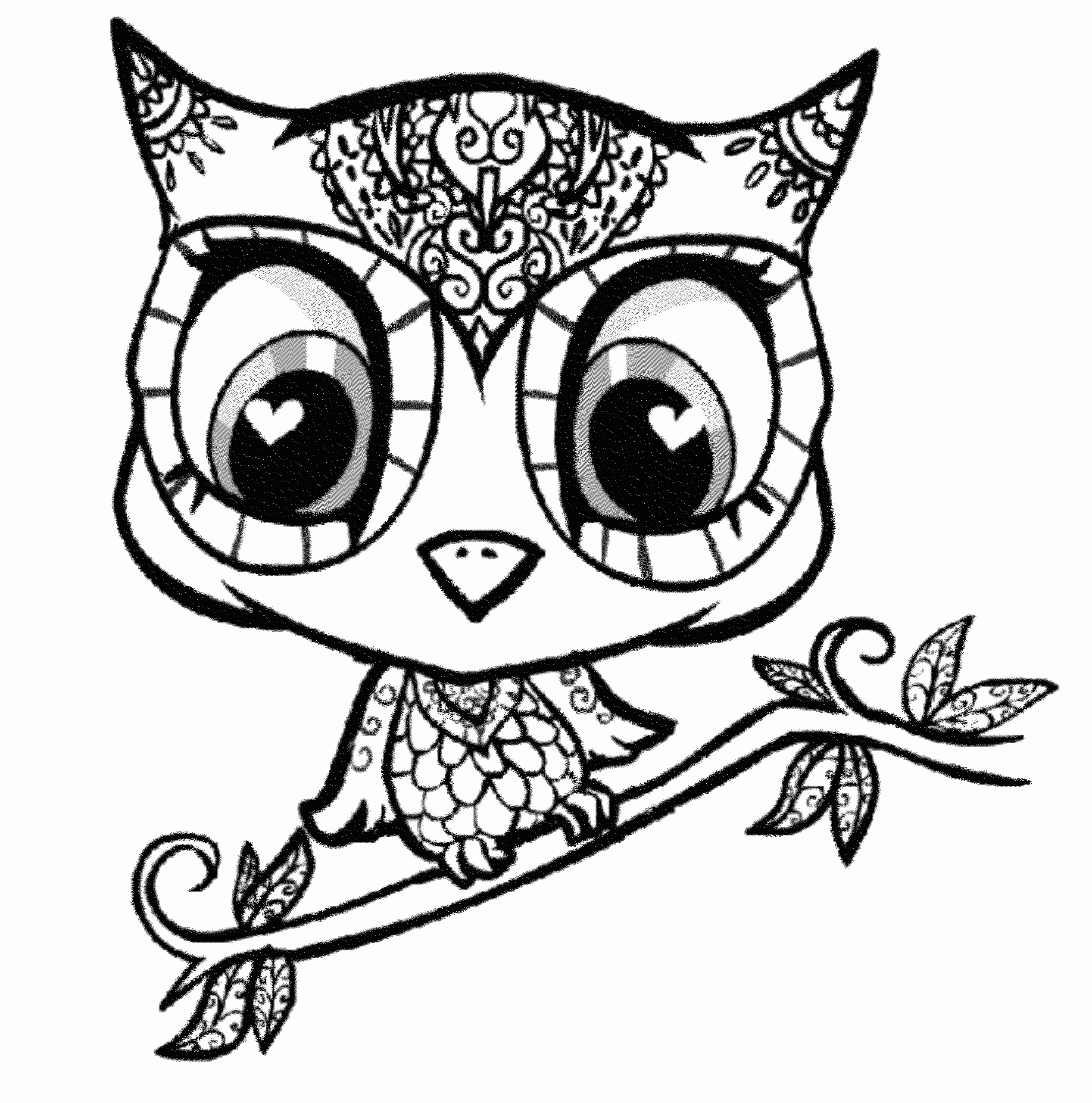 Free Printable Owl Coloring Pages
 Owl Design Drawing at GetDrawings