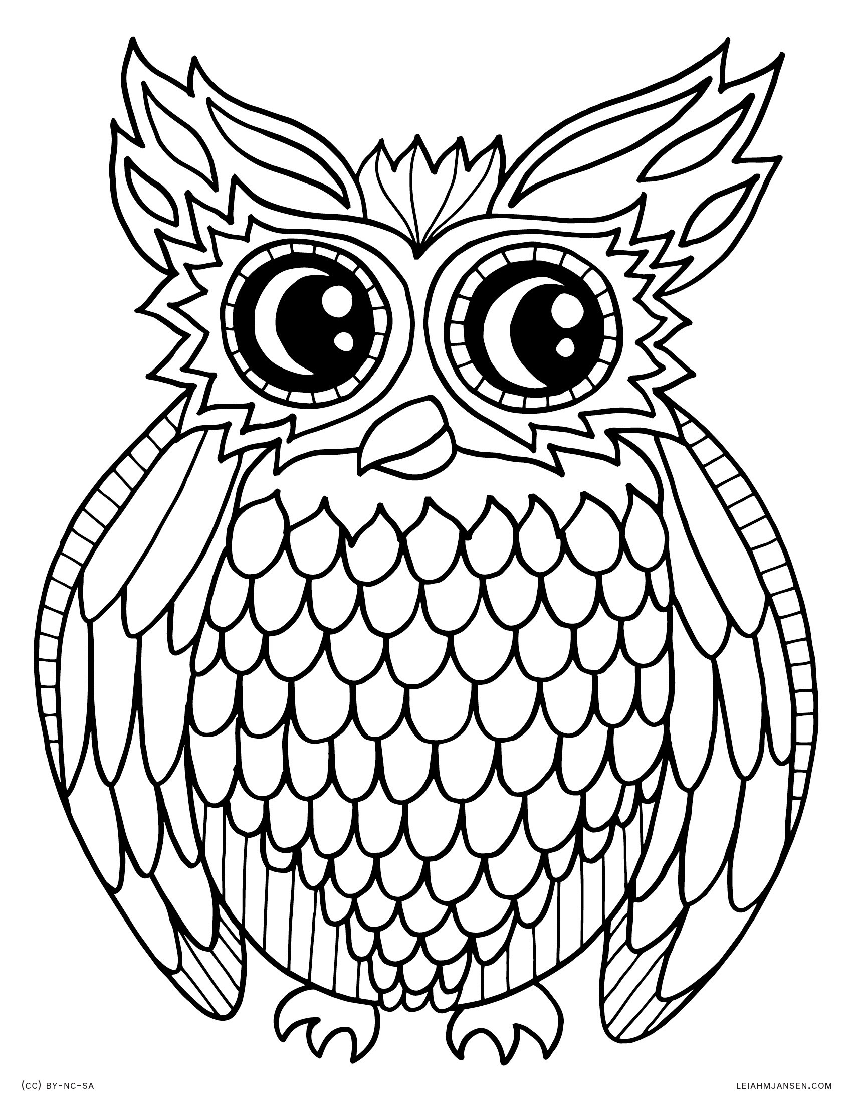 Free Printable Owl Coloring Pages
 Coloring Pages