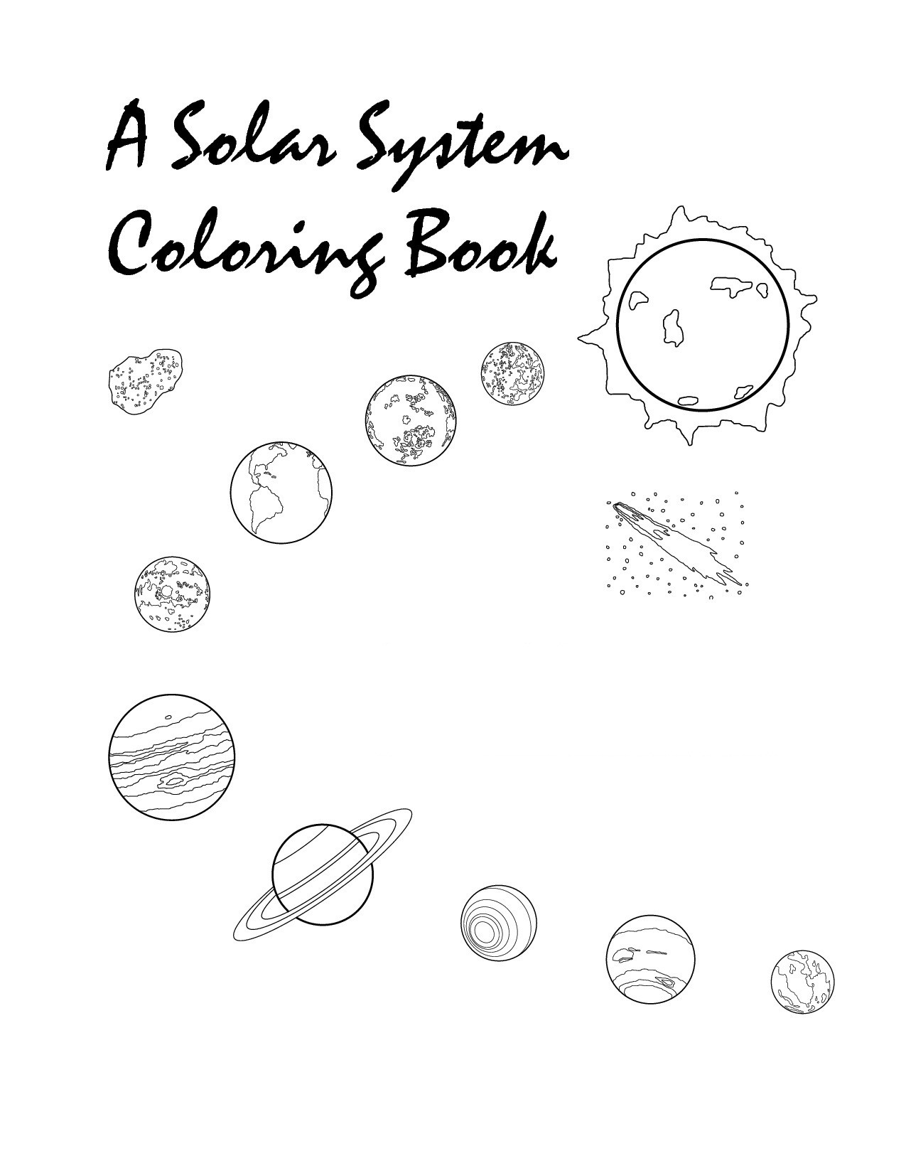 Free Printable Solar System Coloring Pages
 Free Printable Solar System Coloring Pages For Kids