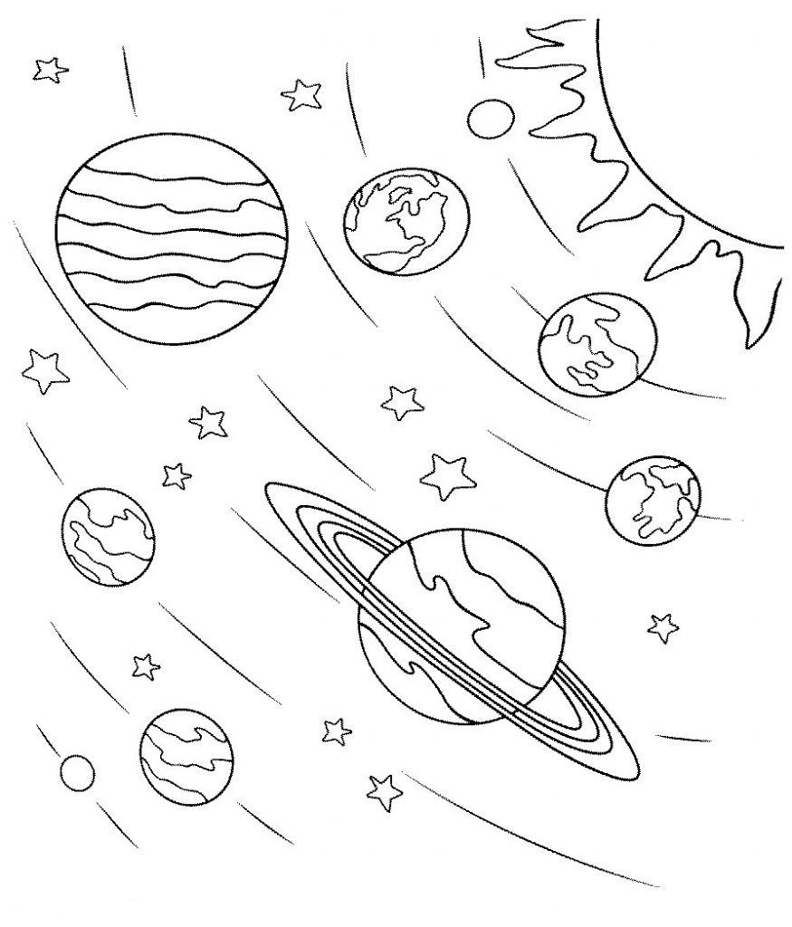 Free Printable Solar System Coloring Pages
 Space Coloring Pages