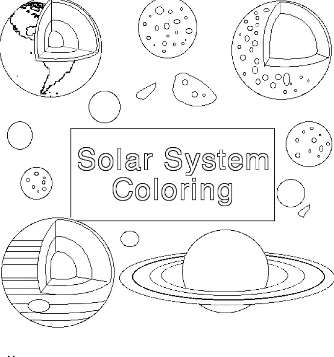 Free Printable Solar System Coloring Pages
 FUN & LEARN Free worksheets for kid ภาพระบายสี อวกาศ