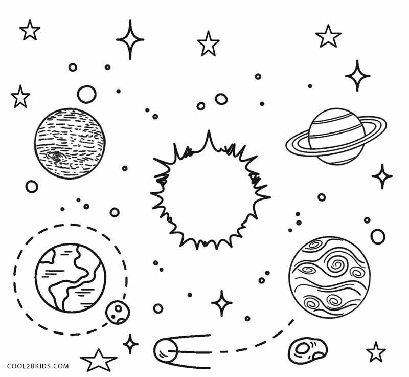Free Printable Solar System Coloring Pages
 Printable Solar System Coloring Pages For Kids