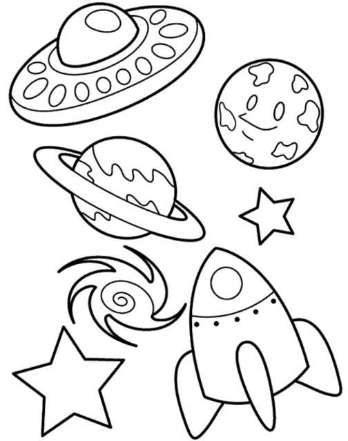 Free Printable Solar System Coloring Pages
 Printable Solar System Coloring Sheets for Kids