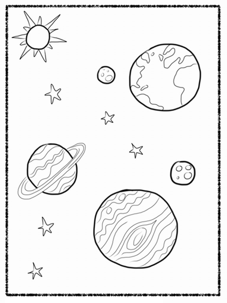 Free Printable Solar System Coloring Pages
 Free Printable Solar System Coloring Pages For Kids
