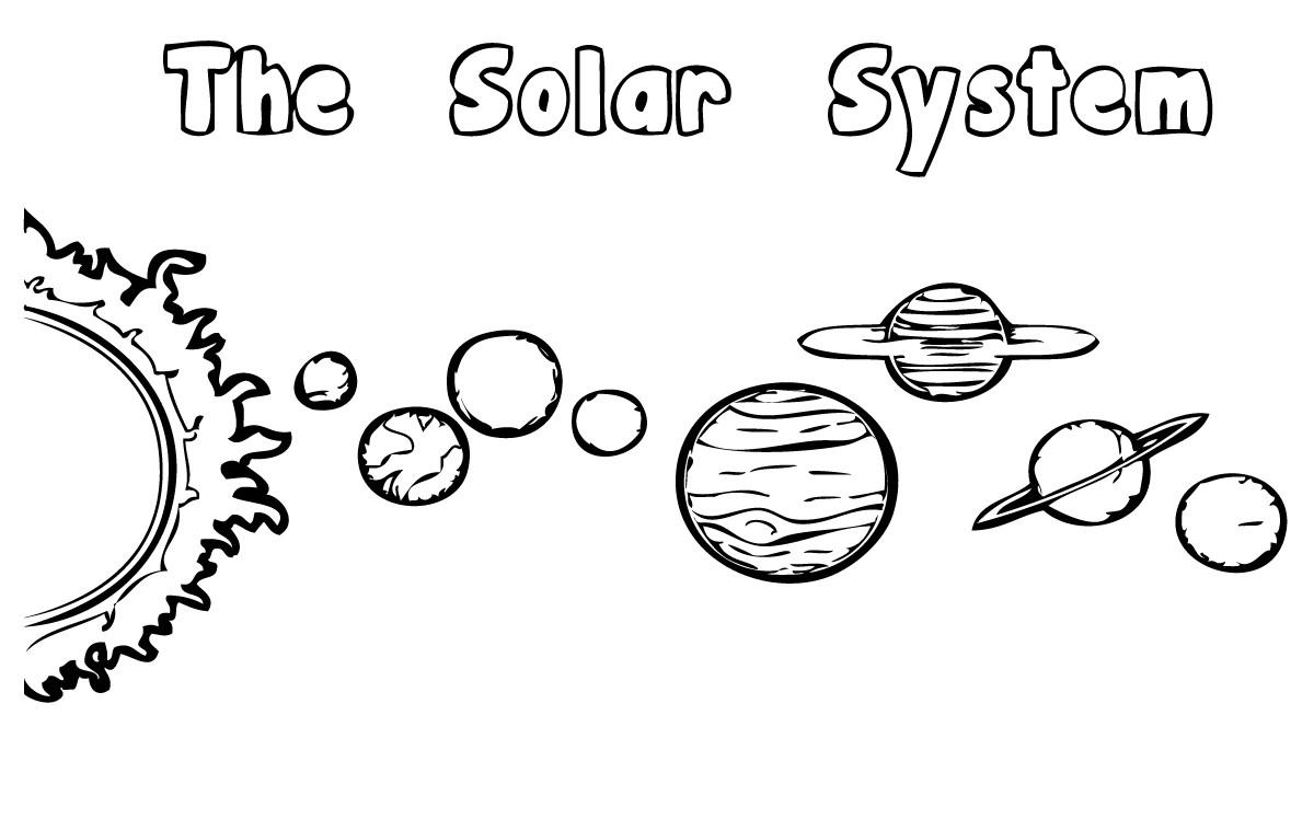 Free Printable Solar System Coloring Pages
 Solar System Coloring Pages