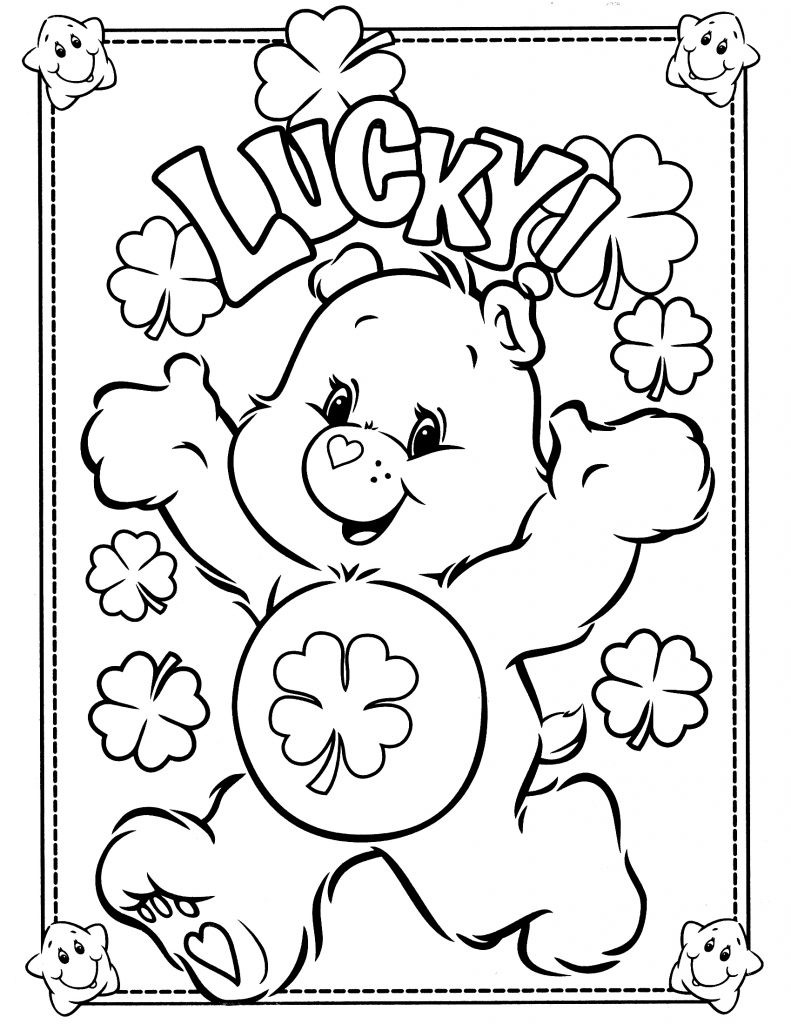 Free Printable Toddler Coloring Pages
 Free Printable Care Bear Coloring Pages For Kids