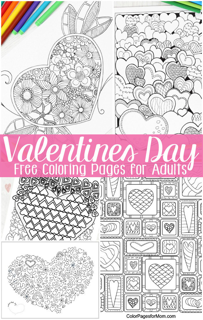 Free Printable Valentines Day Coloring Pages
 Valentine Color Pages