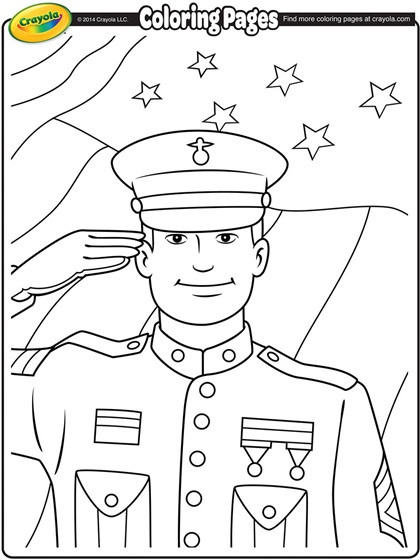 Free Printable Veterans Day Coloring Pages
 Veterans Day Sol r Coloring Page