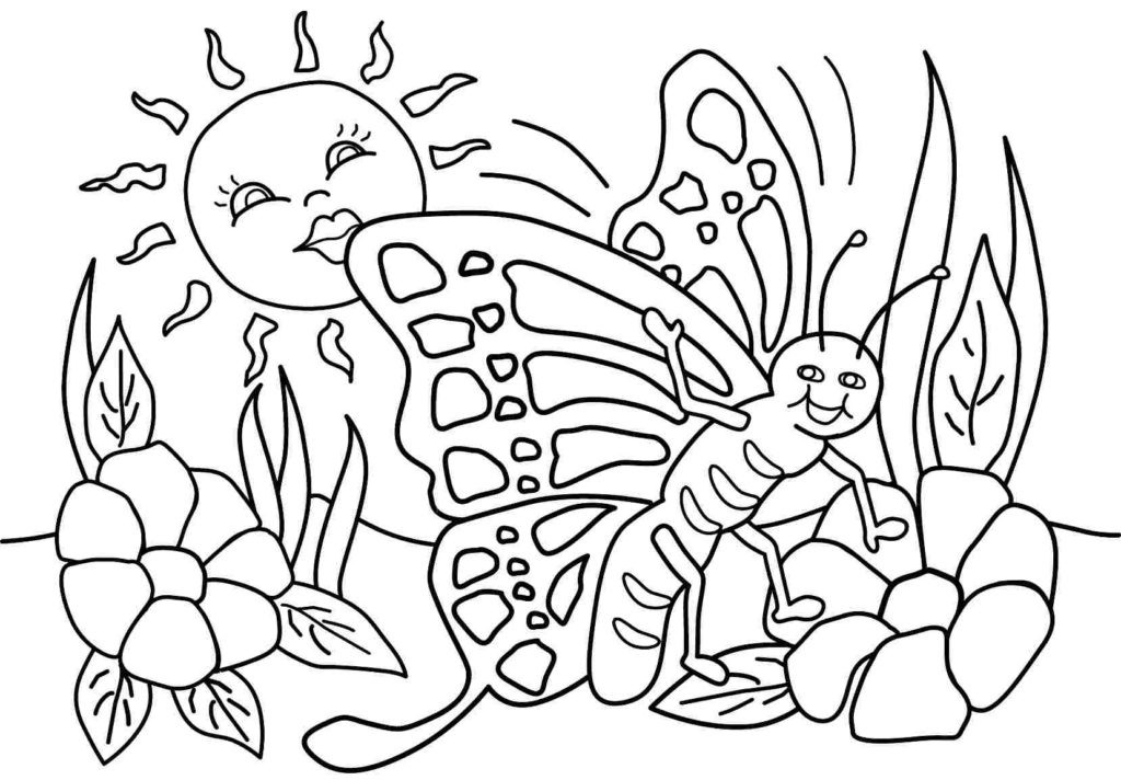 Free Spring Coloring Pages For Kids
 Coloring Pages Disney Spring Day Coloring Pages Free