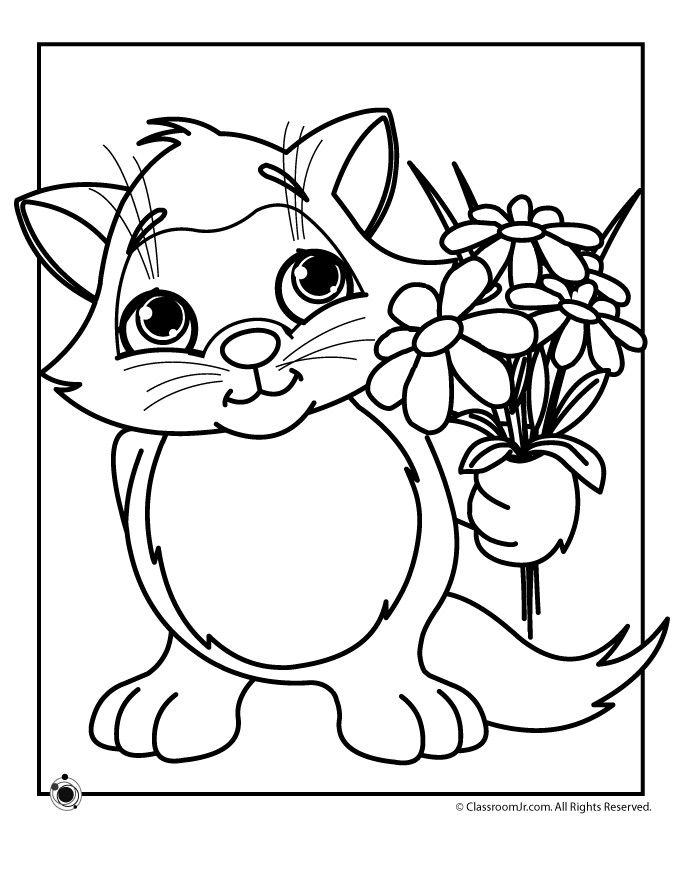 Free Spring Coloring Pages For Kids
 Spring Animal Coloring Pages Coloring Home