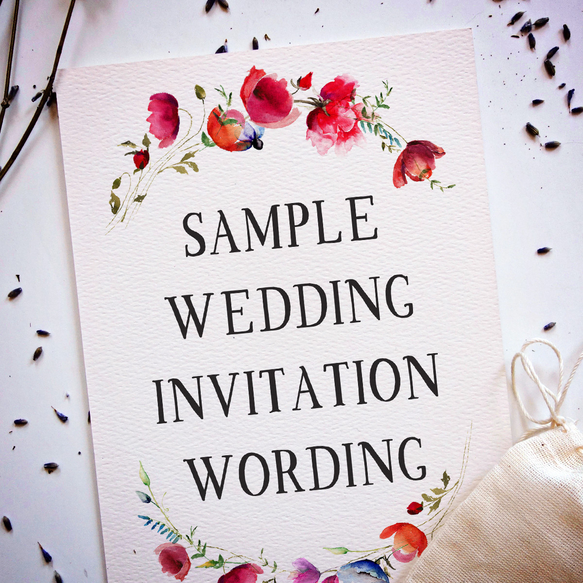 Free Wedding Invitation Samples
 Wedding Invitation Wording Samples from Traditional to