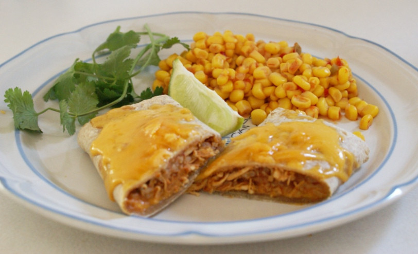 Freezer Chicken Burritos
 Easy Make ahead Chicken Burritos OAMC freezer meal