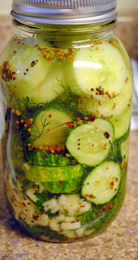 Freezer Dill Pickles
 Easy Garlic Dill Pickles