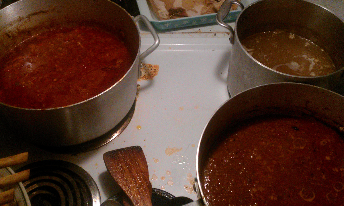 Freezer Spaghetti Sauce
 Cooking for the Freezer Spaghetti Sauce and Chili