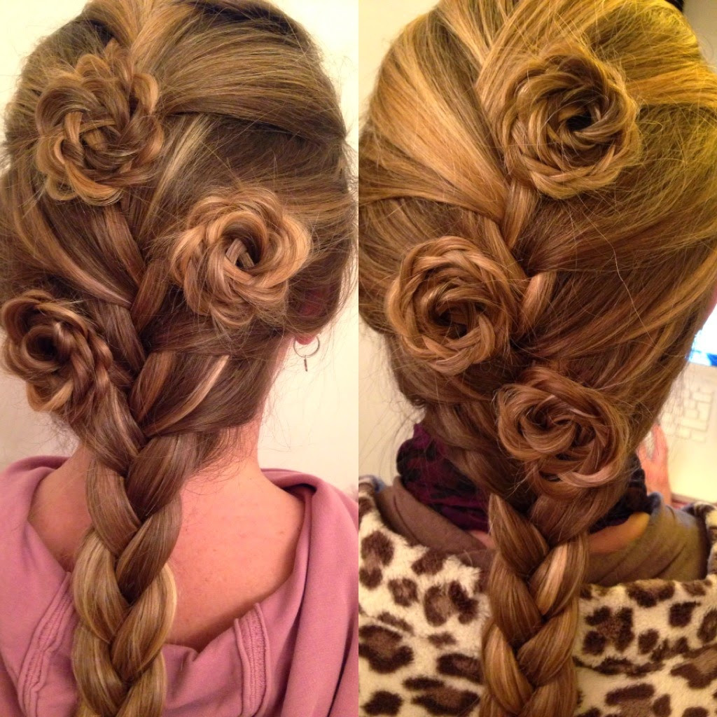 French Braids Hairstyles
 Hair Styles by Liberty French Braid Rosettes