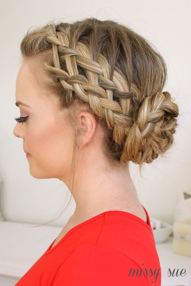 French Braids Hairstyles
 10 Fabulous French Braid Updo Hairstyles Pretty Designs