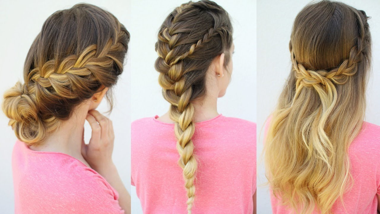 French Braids Hairstyles
 3 French Braid Hairstyles