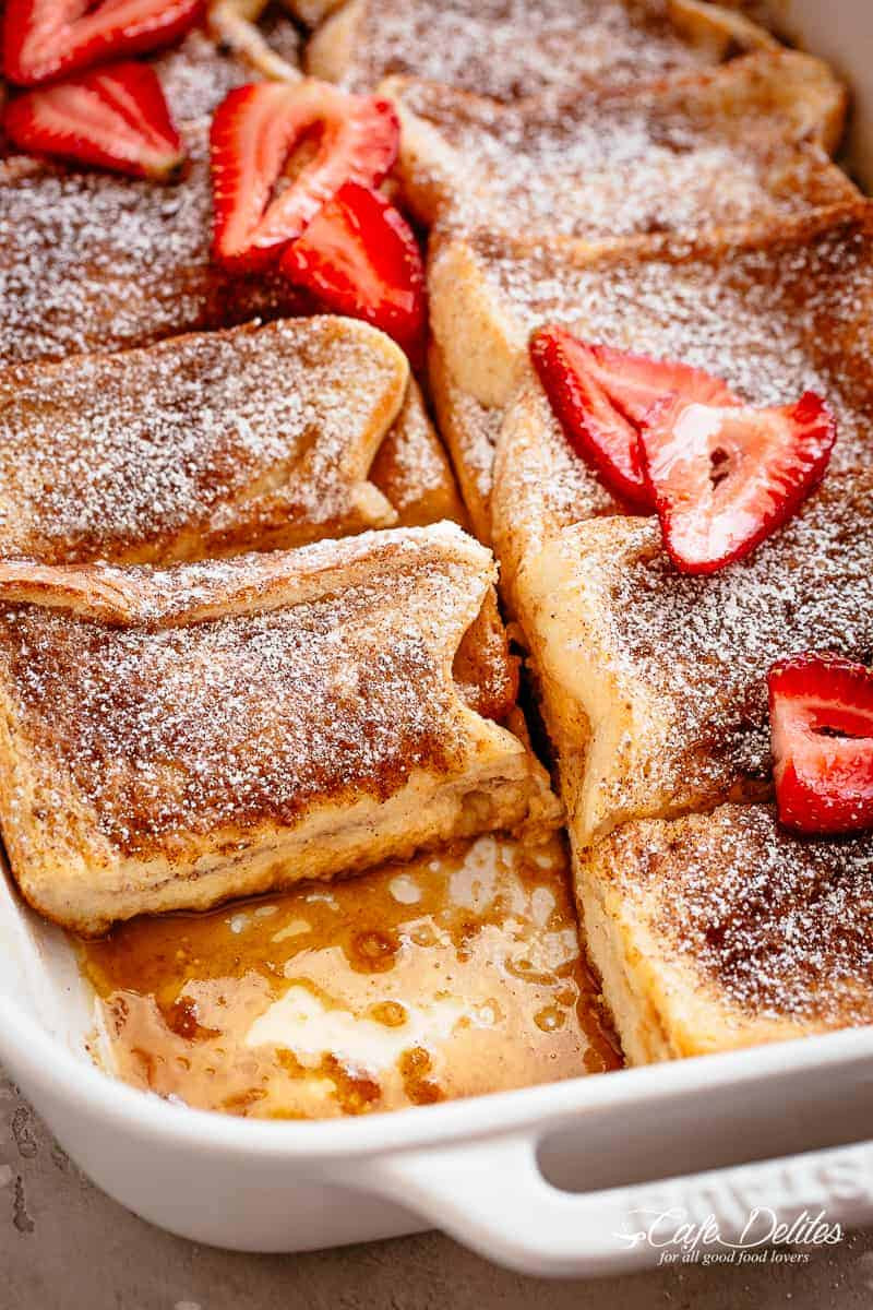 French Breakfast Recipes
 French Toast Casserole Cafe Delites