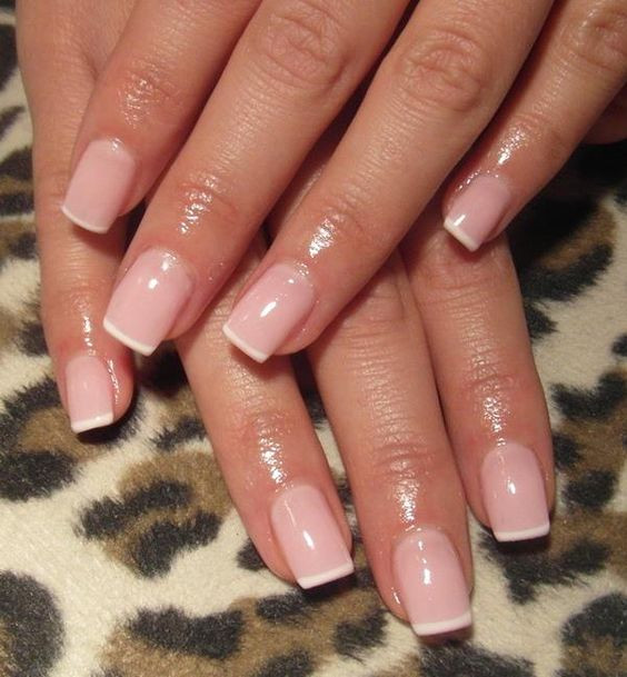 French Manicure Acrylic Nail Designs
 Top 40 Unique French Acrylic Nails