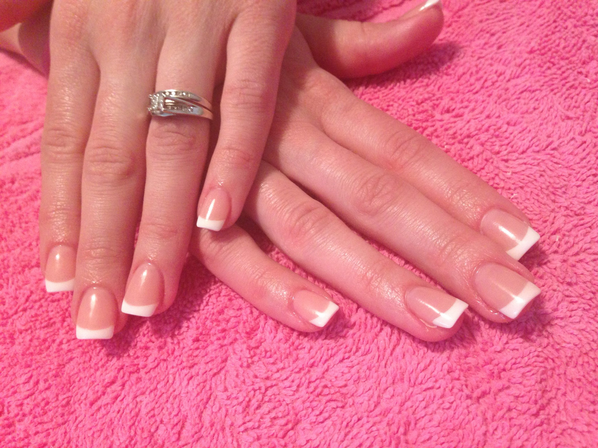 French Manicure Acrylic Nail Designs
 Top 40 Unique French Acrylic Nails