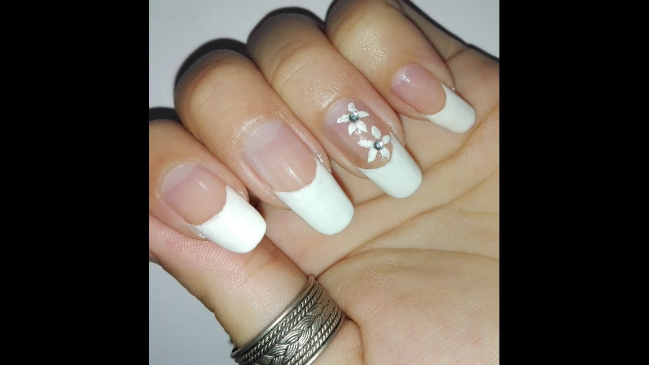 French Manicure Nail Art Designs
 Easy DIY Classic French Manicure Tutorial for Long Nails