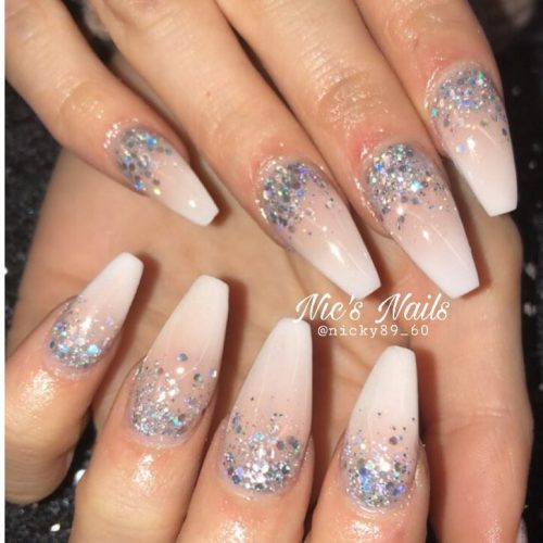 French Ombre Nails With Glitter
 How to Do French Ombre Nails with Gel Polish Stylish Belles