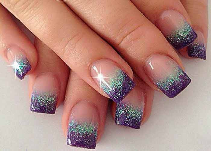 French Tip Nail Designs With Glitter
 best french tip nail designs with glitter – Nailshe