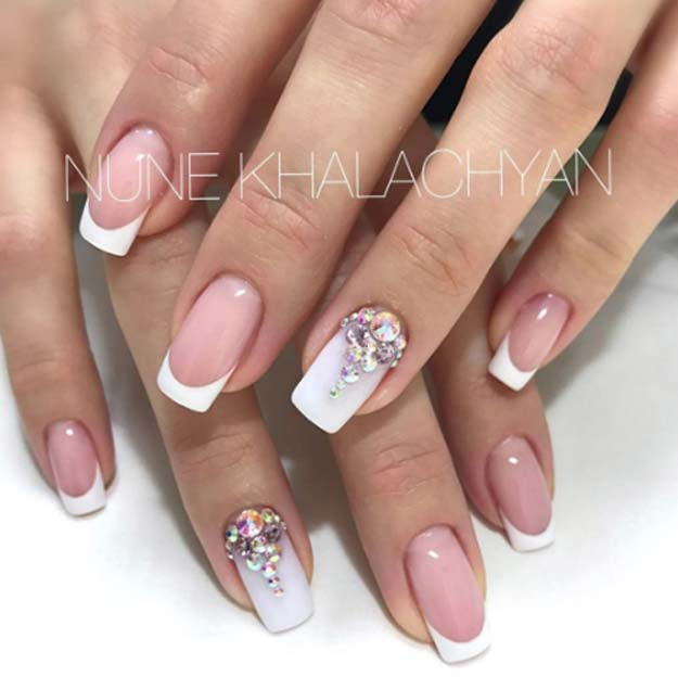 French Tip Wedding Nails
 36 Wedding Nail Art Designs The Goddess