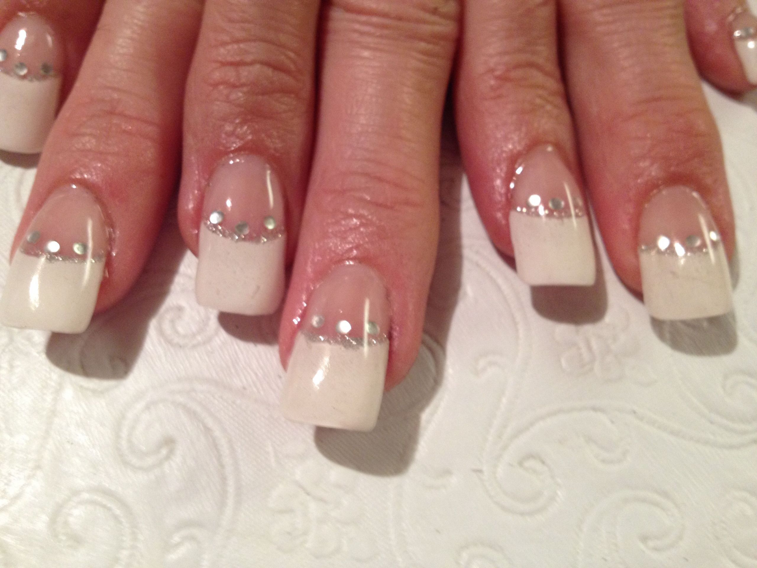 French Tip Wedding Nails
 French tip wedding nails