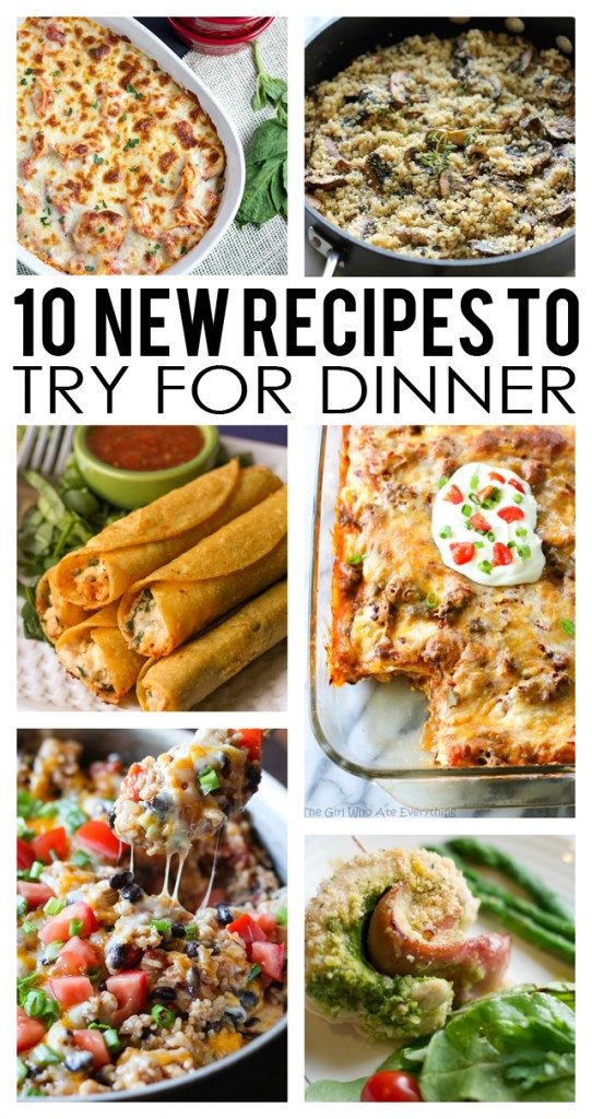 Fresh Dinner Ideas
 10 New Recipes to Try Eighteen25
