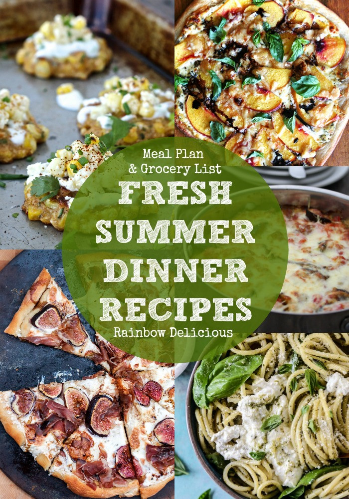 Fresh Dinner Ideas
 Fresh Summer Dinner Recipes
