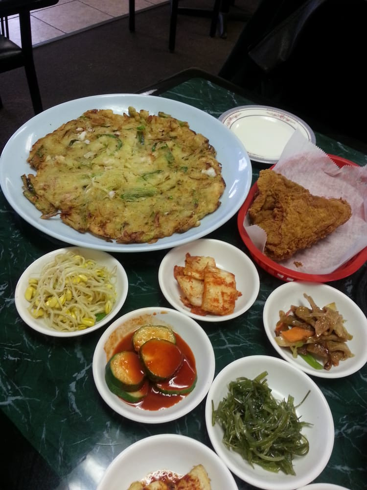 Fried Chicken Side Dishes
 Seafood pancake fried chicken and side dishes Yelp