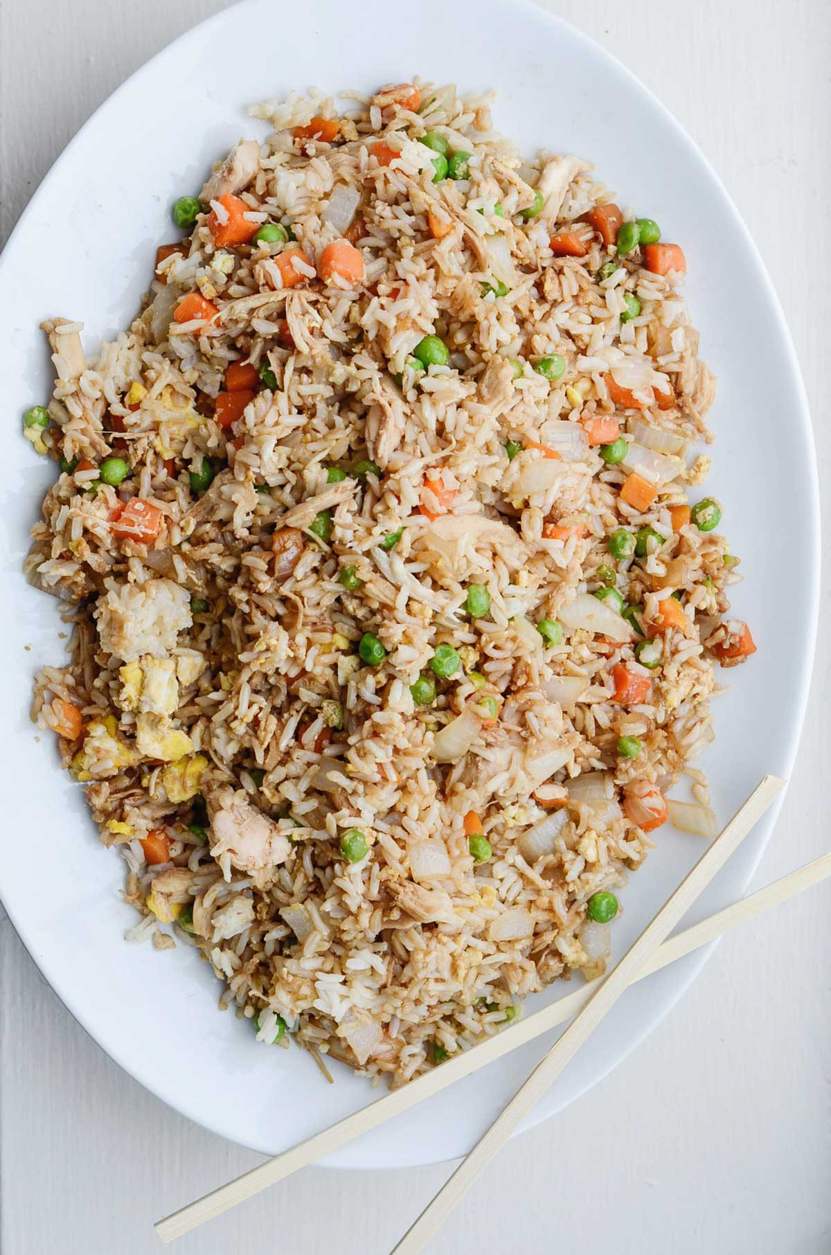 Fried Rice With Chicken
 Rachel Schultz BETTER THAN TAKEOUT CHICKEN FRIED RICE