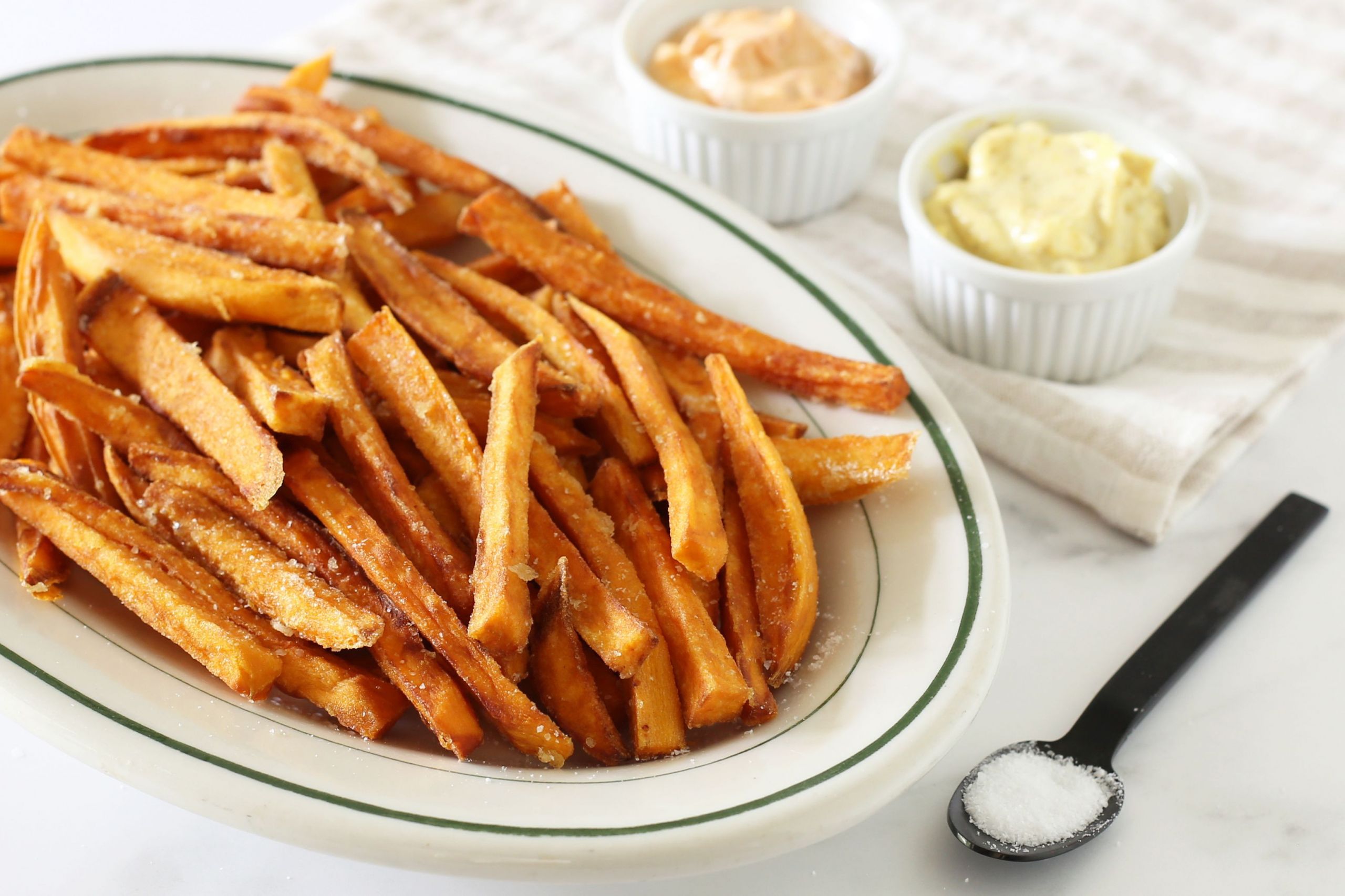 Fried Sweet Potato
 Crispy Fried Sweet Potato Fries Recipe