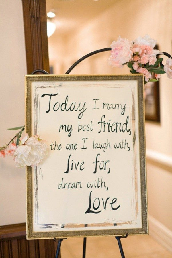 Friends Marriage Quotes
 Today I Marry My Best Friend Quote