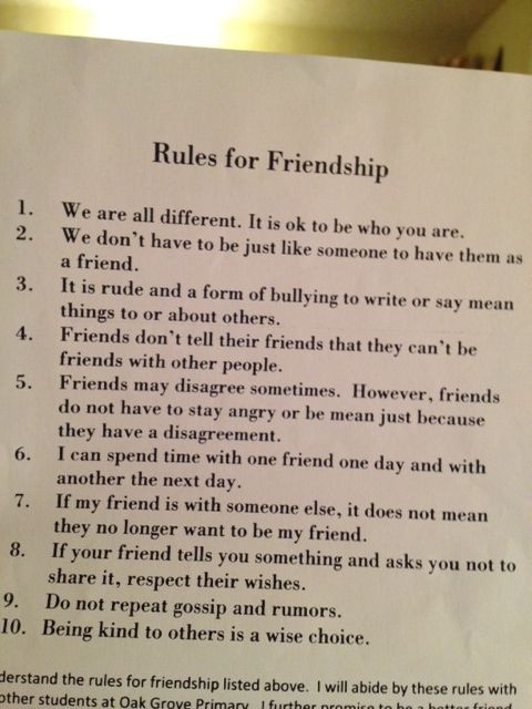 Friendship Games For Adults
 My Daughter had to sign this at School me adults