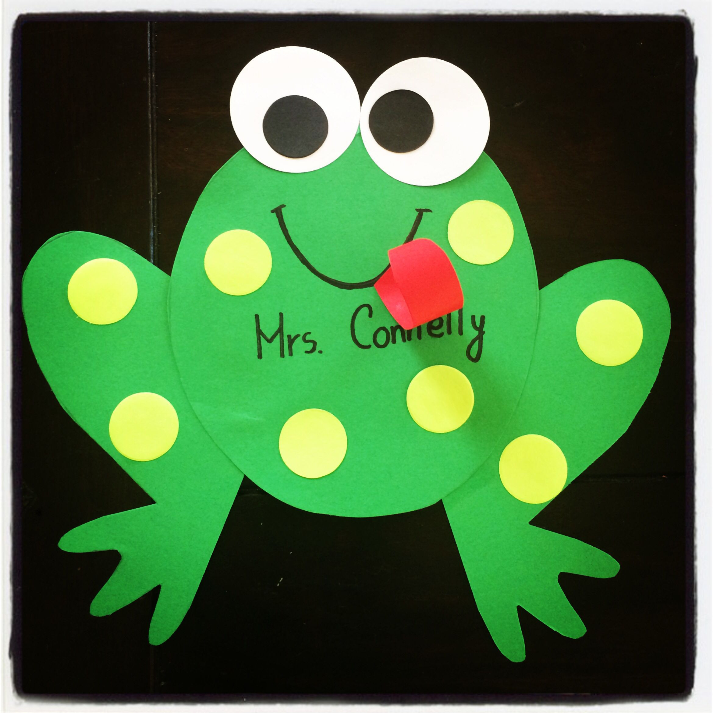 Frog Art Projects For Preschoolers
 Kindergarten Frog craft hop into spring