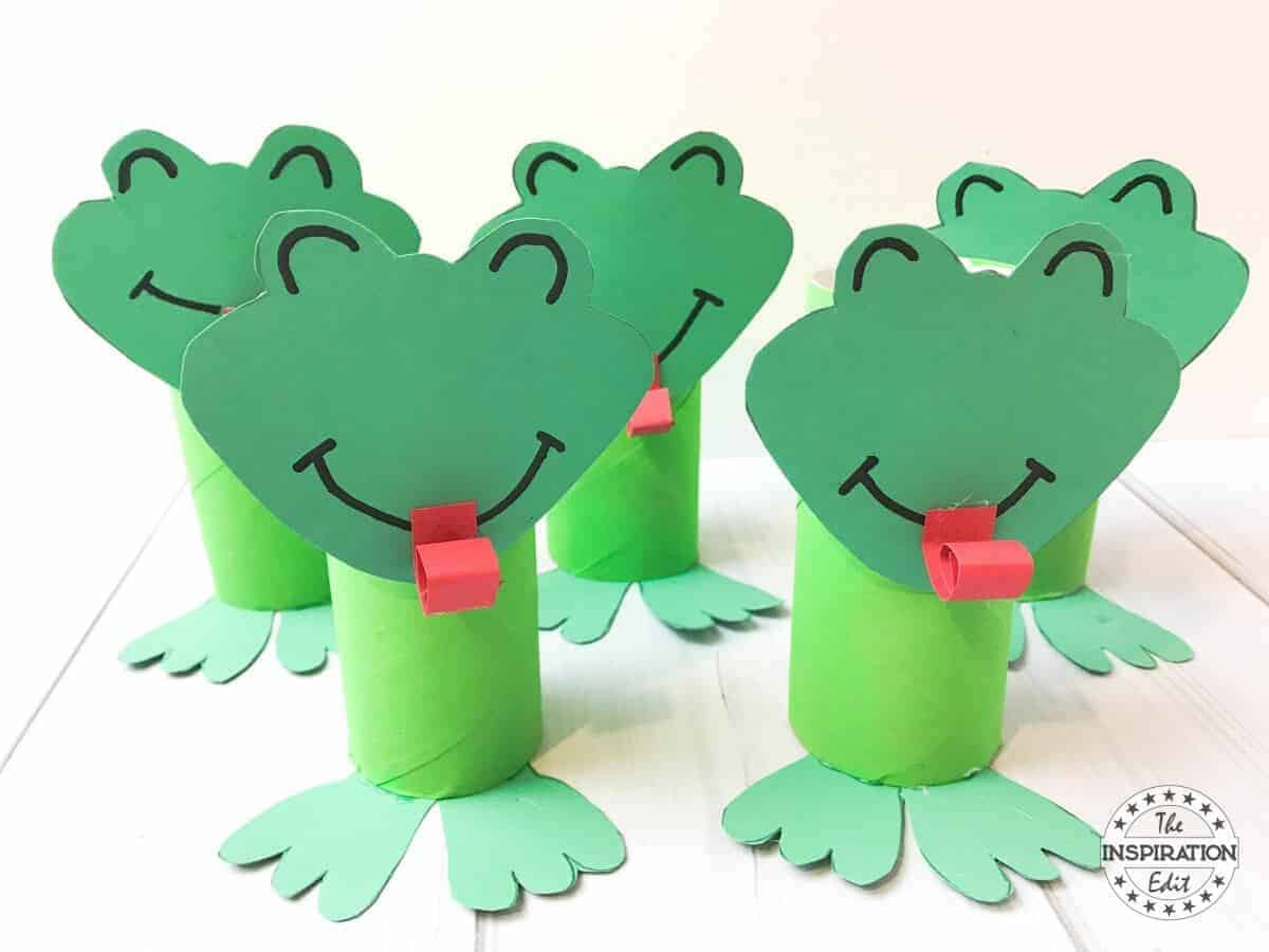 Frog Art Projects For Preschoolers
 Super Cute Toilet Tube Frog Craft For Kids · The