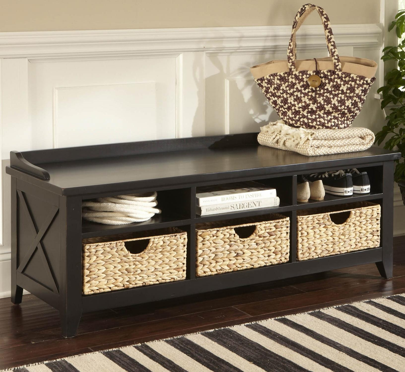 Front Entryway Storage Bench
 Entryway Storage Bench With Back