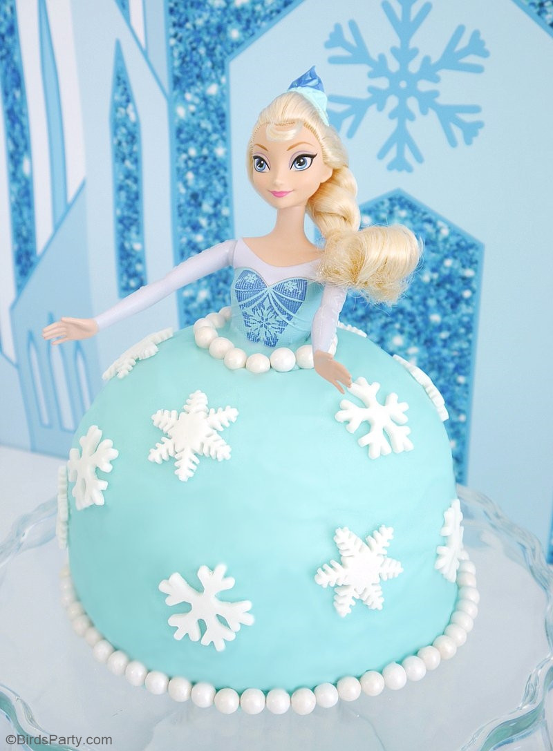 Frozen Birthday Cake Decorations
 A Frozen Inspired Birthday Party Party Ideas