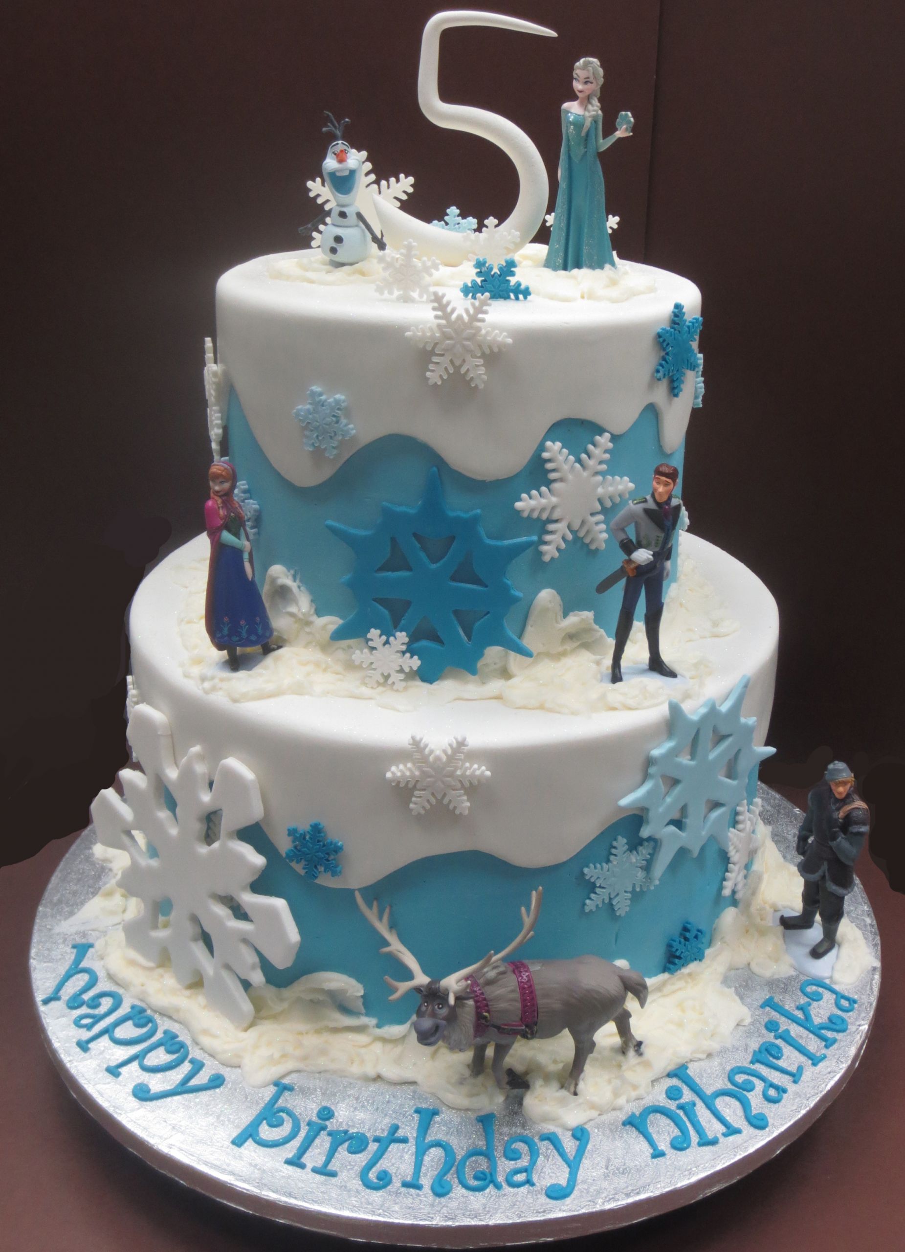 Frozen Birthday Cake Decorations
 August 2014