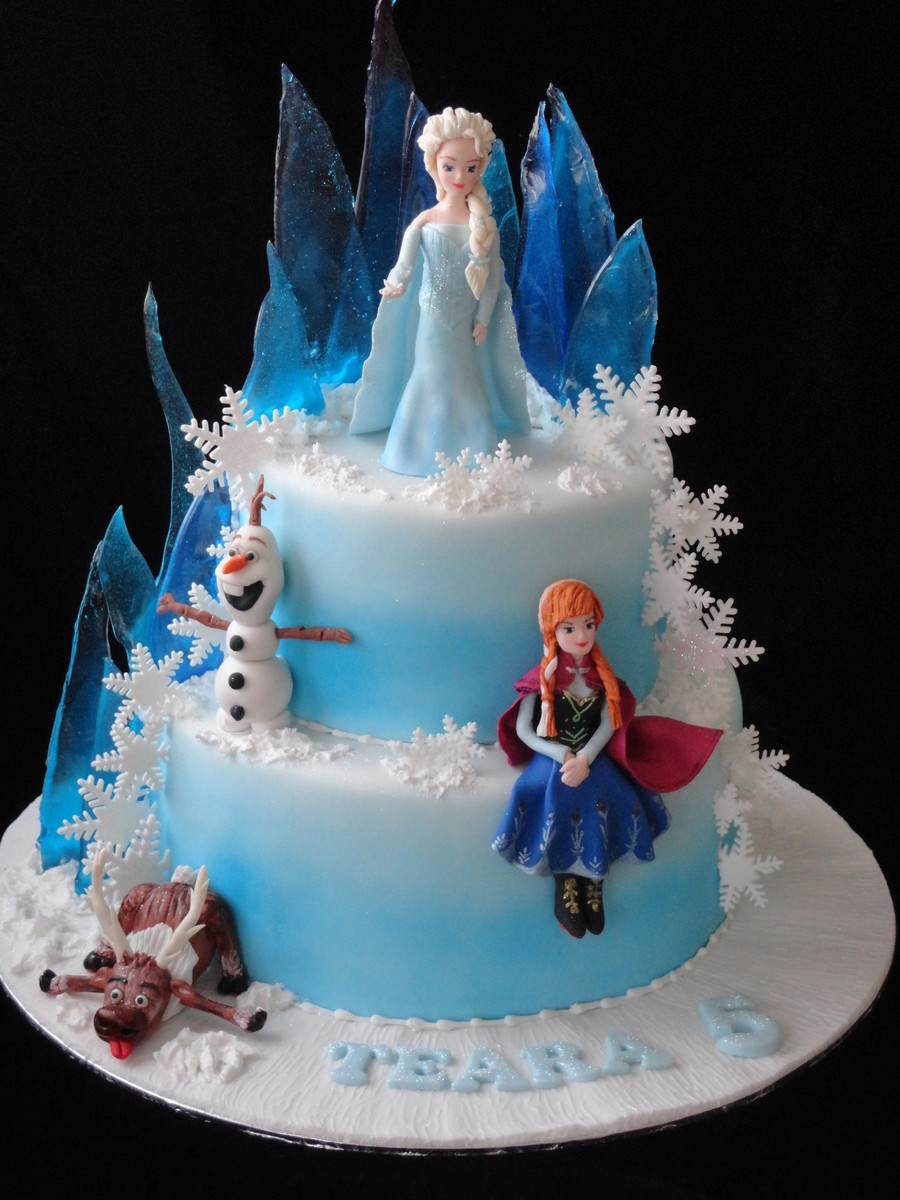 Frozen Birthday Cake Decorations
 Frozen Theme Cake CakeCentral