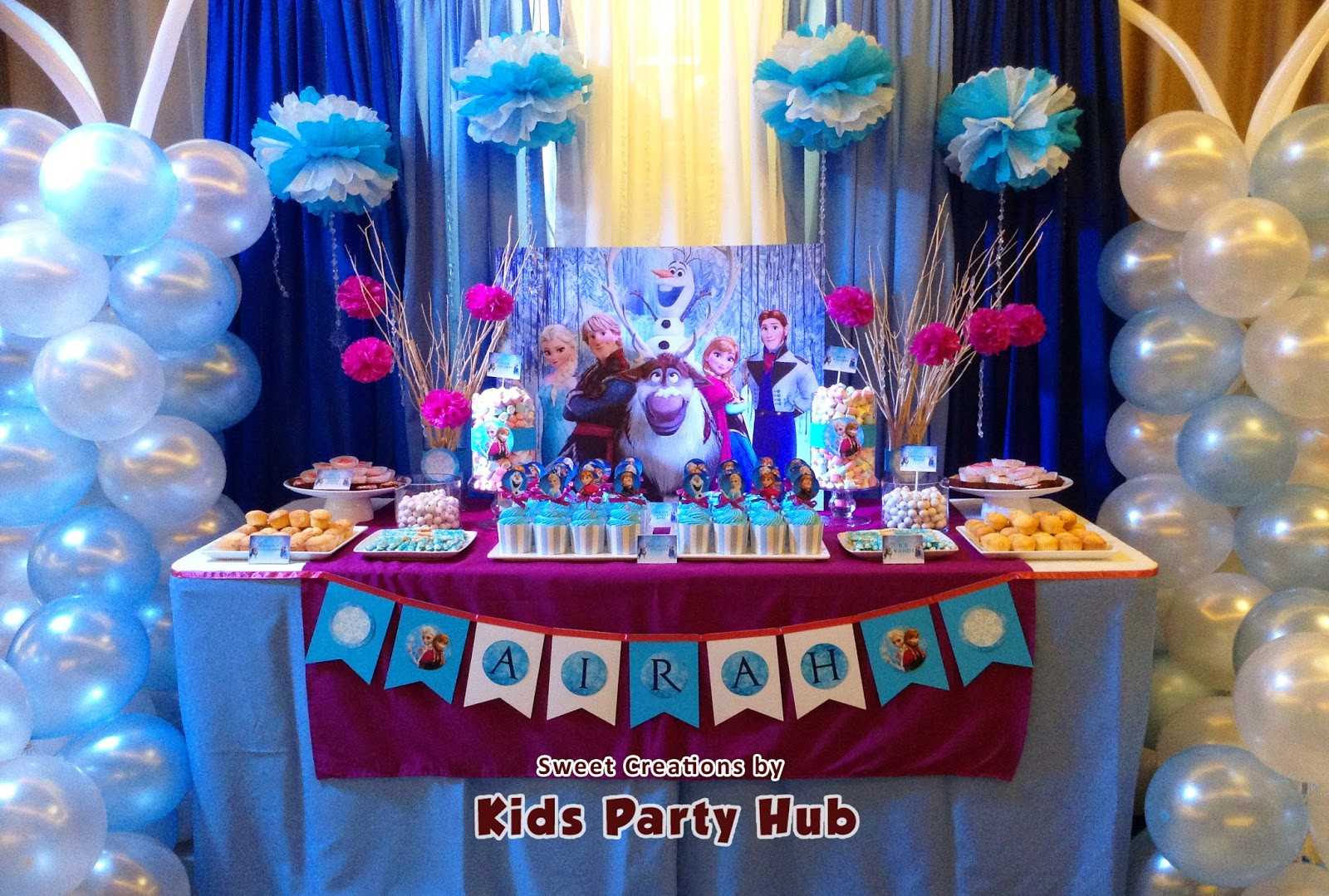 Frozen Birthday Decoration
 Kids Party Hub Disney Frozen Themed Party Airah s 7th