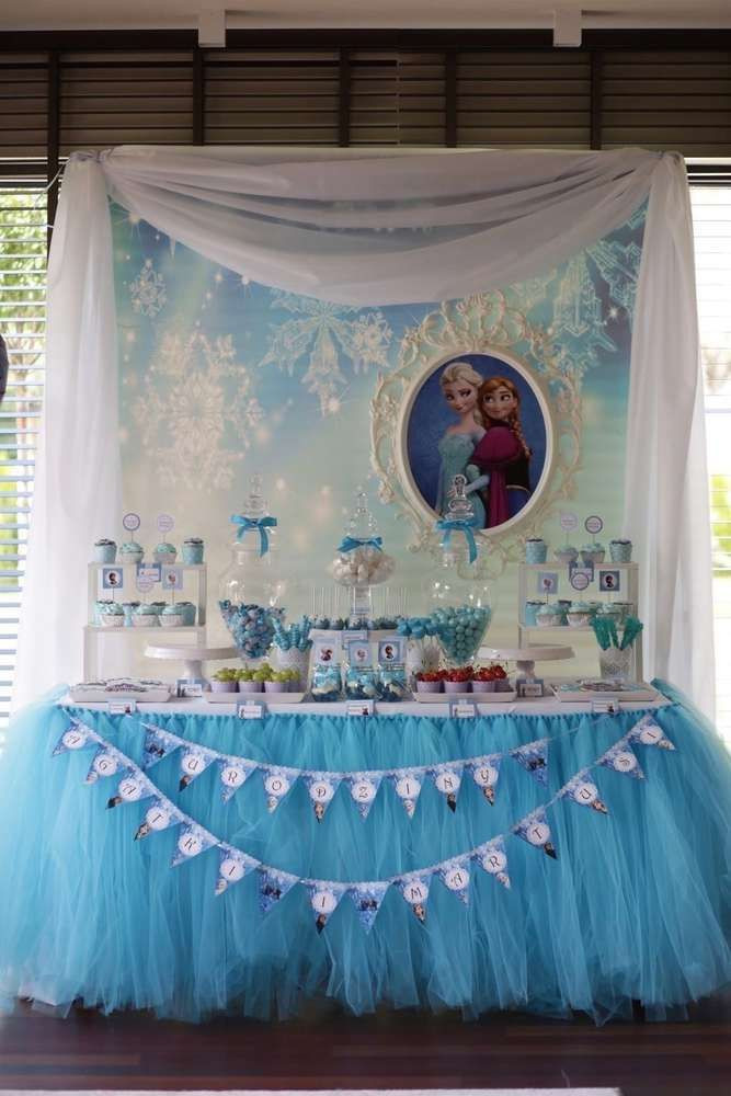 Frozen Birthday Decoration Ideas
 1062 best images about Frozen Birthday Party Ideas on