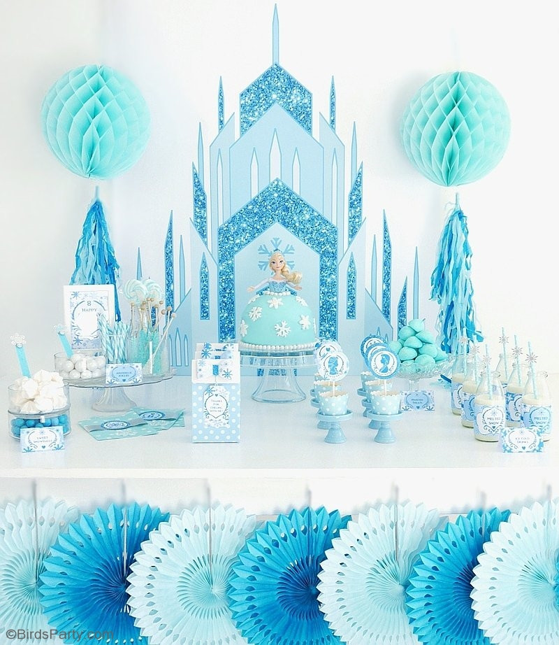 Frozen Birthday Decoration Ideas
 A Frozen Inspired Birthday Party Party Ideas