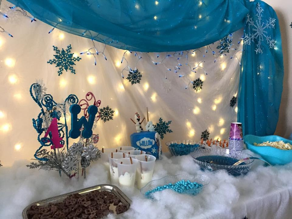 Frozen Birthday Decoration
 Frozen theme party ideas