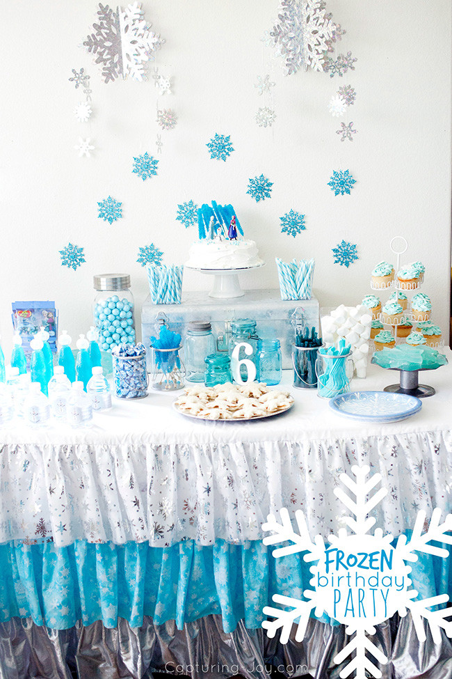 Frozen Birthday Decorations Ideas
 Frozen Birthday Party Capturing Joy with Kristen Duke